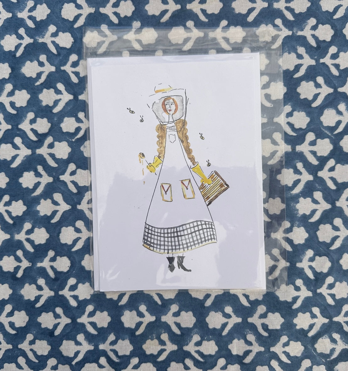 Bee Suit Lady Card